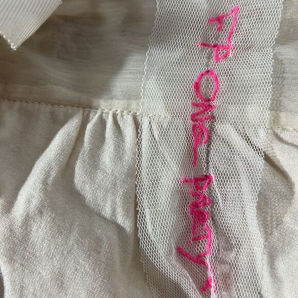 FP ONE PARTY CLEOPATRA DEA MINI DRESS EMBELLISHED IVORY GOLD SILVER NEW - Picture 9 of 9